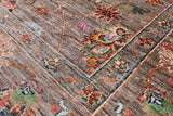 Peshawar Hand Knotted Wool Rug - 5' 10" X 7' 9" - Golden Nile