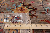 Peshawar Hand Knotted Wool Rug - 5' 2" X 6' 10" - Golden Nile
