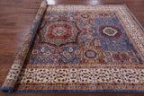 Geometric Persian Mamluk Handmade Wool Rug - 8' 3" X 11' 2" - Golden Nile