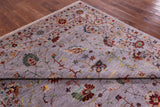 Grey Peshawar Hand Knotted Wool Rug - 8' 2" X 10' 11" - Golden Nile