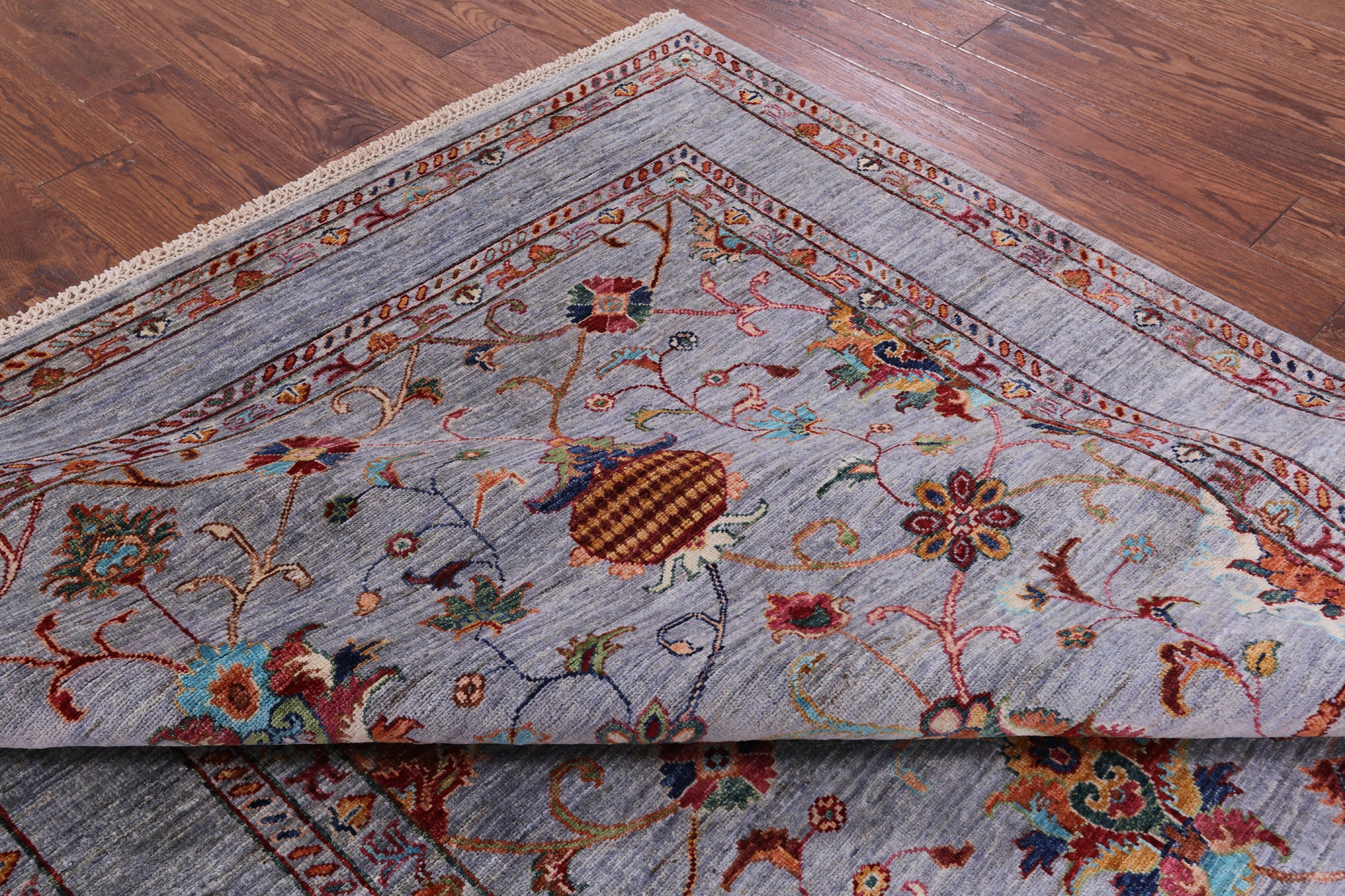 Peshawar Handmade Wool Rug - 5' 9" X 8' 0" - Golden Nile