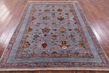 Peshawar Handmade Wool Rug - 5' 9" X 8' 0" - Golden Nile