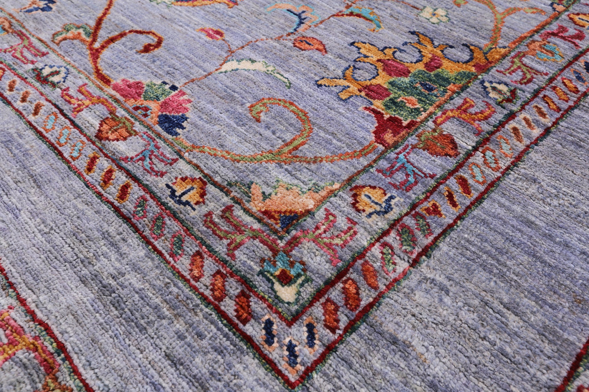 Peshawar Handmade Wool Rug - 5' 9" X 8' 0" - Golden Nile