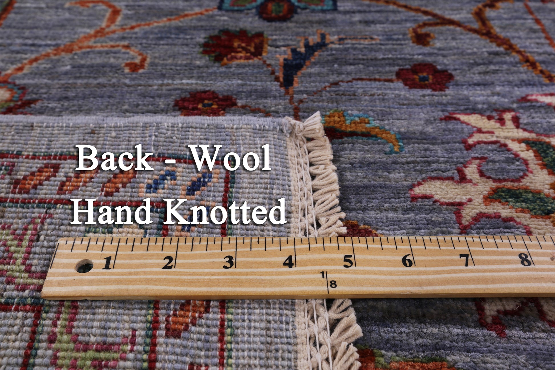 Peshawar Handmade Wool Rug - 5' 9" X 8' 0" - Golden Nile