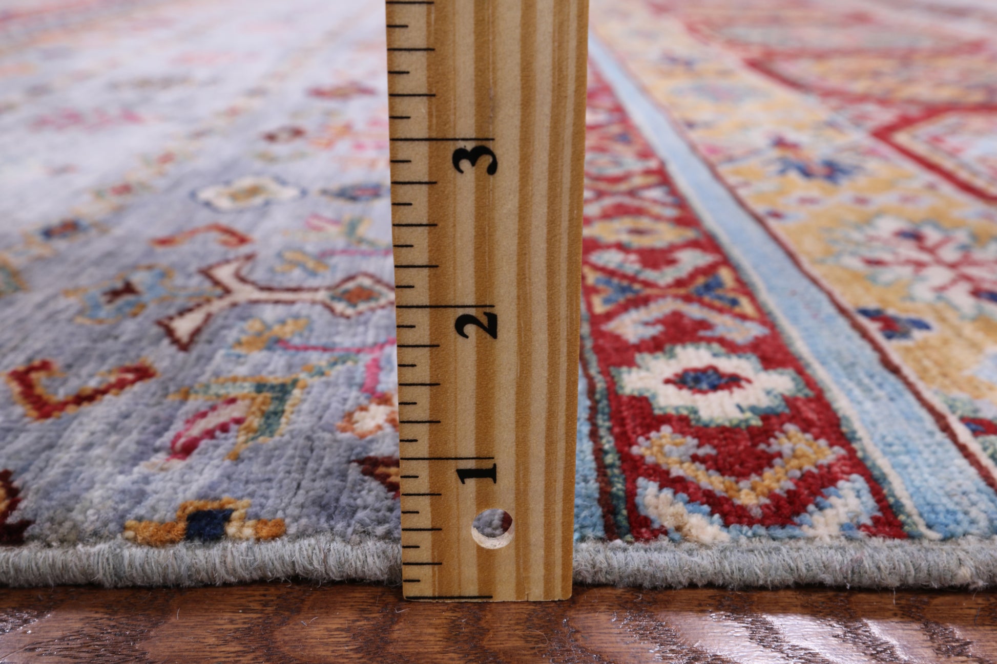 Khorjin Persian Gabbeh Hand Knotted Wool Rug - 5' 9" X 7' 10" - Golden Nile