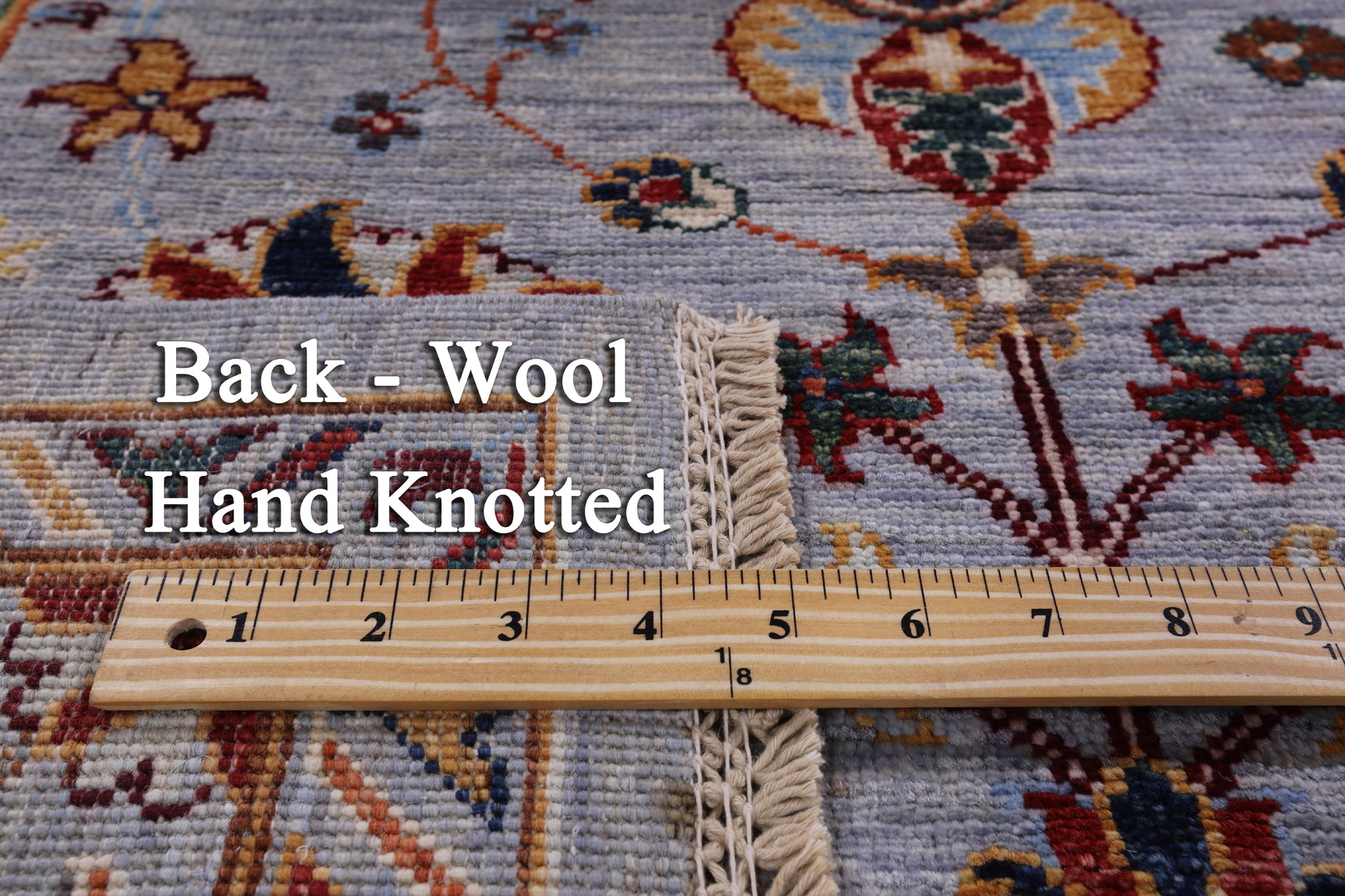 Peshawar Hand Knotted Wool Rug - 5' 7" X 7' 11" - Golden Nile