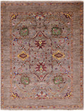 Peshawar Hand Knotted Wool Rug - 5' 1" X 6' 6" - Golden Nile