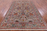 Peshawar Hand Knotted Wool Rug - 6' 9" X 10' 4" - Golden Nile