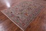 Peshawar Hand Knotted Wool Rug - 6' 9" X 10' 4" - Golden Nile