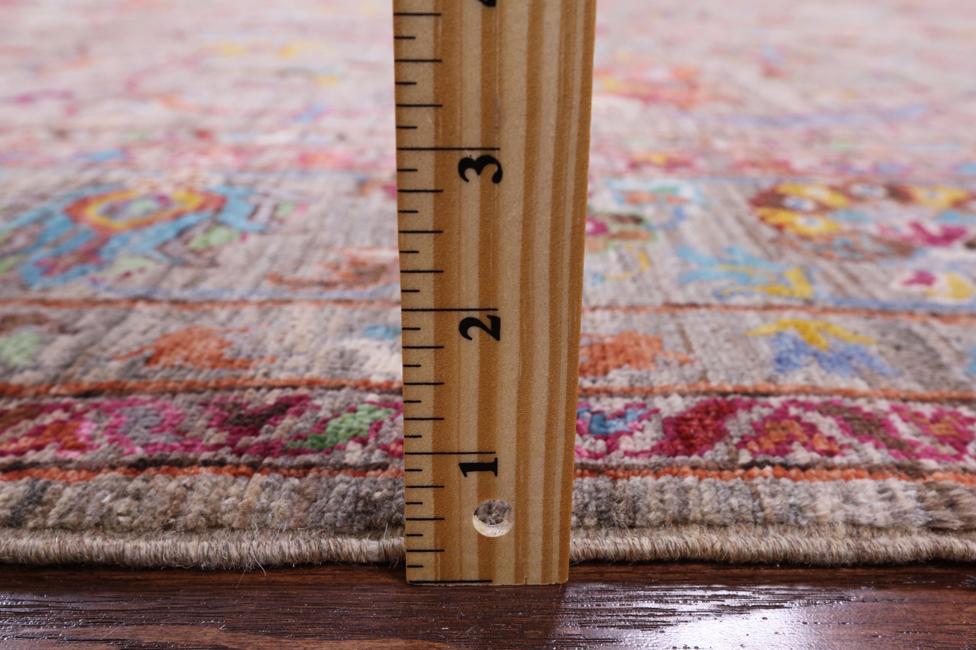 Peshawar Hand Knotted Wool Rug - 6' 9" X 10' 4" - Golden Nile