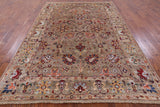 Peshawar Hand Knotted Wool Rug - 6' 8" X 9' 9" - Golden Nile