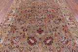 Peshawar Hand Knotted Wool Rug - 6' 8" X 9' 9" - Golden Nile