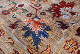 Peshawar Hand Knotted Wool Rug - 6' 8" X 9' 9" - Golden Nile