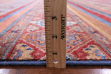 Khorjin Persian Gabbeh Hand Knotted Wool Rug - 6' 5" X 9' 10" - Golden Nile