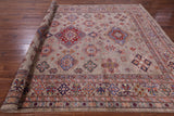 Super Kazak Handmade Wool Rug - 8' 0" X 10' 0" - Golden Nile