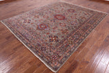 Super Kazak  Hand Knotted Wool Rug - 8' 2" X 10' 1" - Golden Nile
