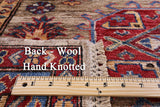 Super Kazak Handmade Wool Rug - 4' 0" X 6' 0" - Golden Nile