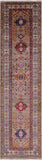 Super Kazak Handmade Wool Runner Rug - 2' 6" X 9' 10" - Golden Nile