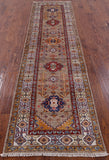 Super Kazak Handmade Wool Runner Rug - 2' 6" X 9' 10" - Golden Nile