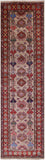 Super Kazak Hand Knotted Wool Runner Rug - 2' 7" X 9' 2" - Golden Nile