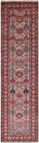 Super Kazak Hand Knotted Wool Runner Rug - 2' 8" X 9' 10" - Golden Nile