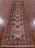 Super Kazak Handmade Wool Runner Rug - 2' 7" X 9' 4" - Golden Nile