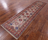 Super Kazak Handmade Wool Runner Rug - 2' 7" X 9' 4" - Golden Nile