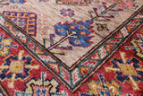 Super Kazak Handmade Wool Runner Rug - 2' 7" X 9' 4" - Golden Nile