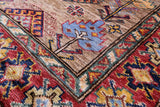 Super Kazak Handmade Wool Runner Rug - 2' 9" X 10' 0" - Golden Nile