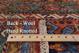 Khorjin Persian Gabbeh Handmade Wool Rug - 5' 9" X 8' 1" - Golden Nile