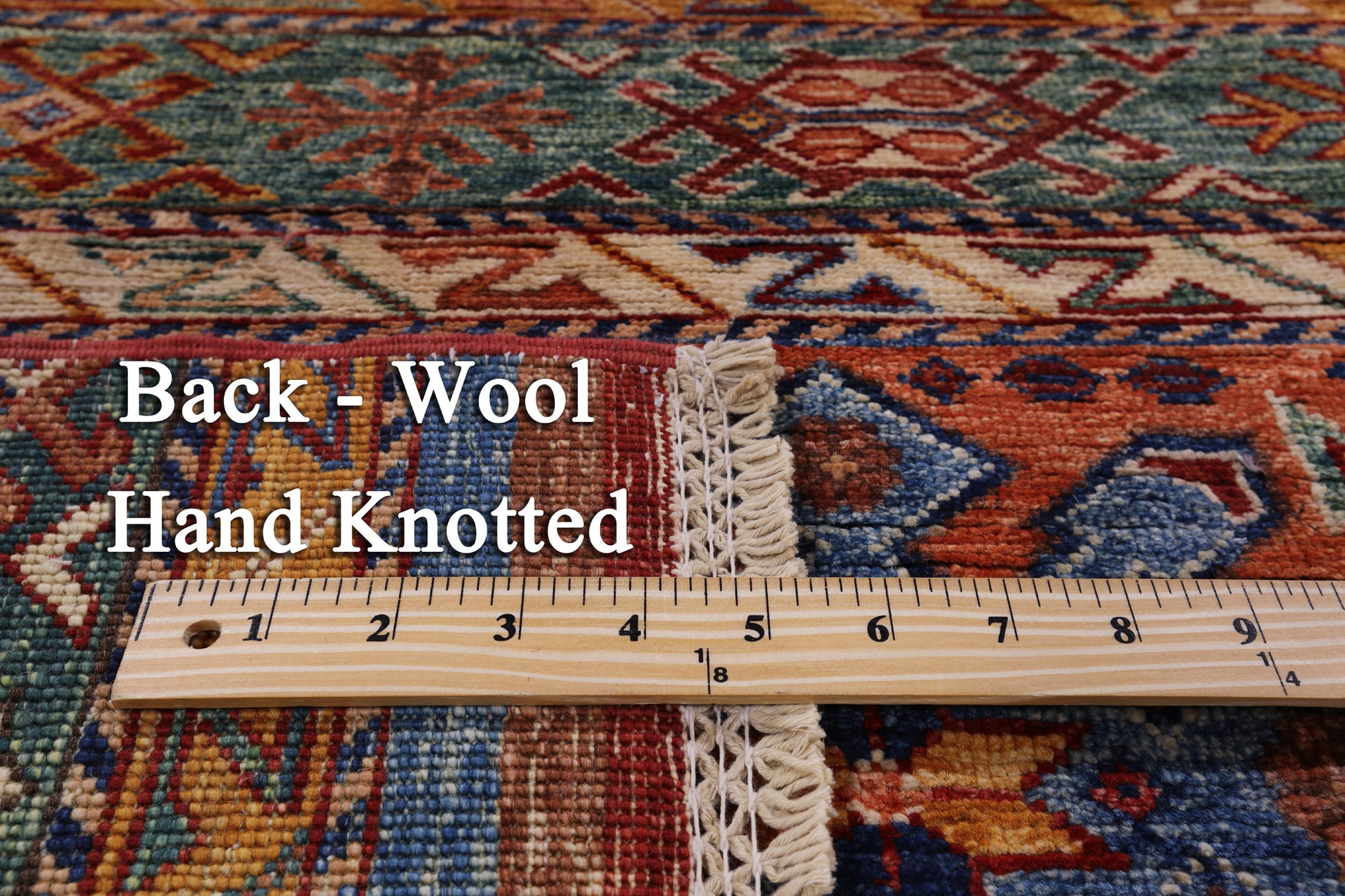 Khorjin Persian Gabbeh Handmade Wool Rug - 5' 9" X 8' 1" - Golden Nile