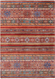 Khorjin Persian Gabbeh Handmade Wool Rug - 5' 9" X 8' 1" - Golden Nile