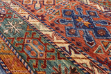 Khorjin Persian Gabbeh Handmade Wool Rug - 5' 9" X 8' 1" - Golden Nile