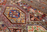 Khorjin Persian Gabbeh Hand Knotted Wool Rug - 5' 8" X 7' 9" - Golden Nile