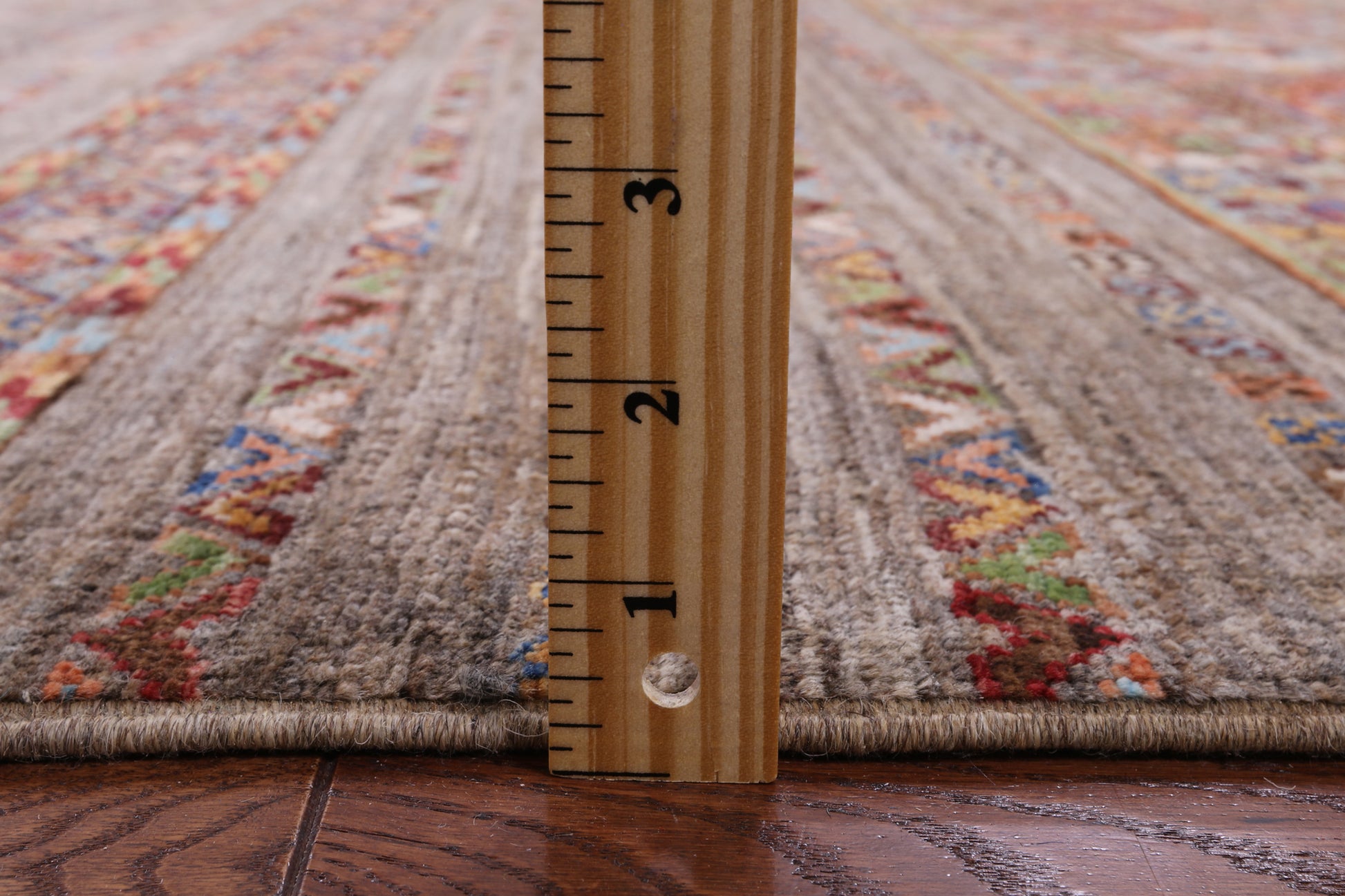 Khorjin Persian Gabbeh Hand Knotted Wool Rug - 5' 8" X 7' 9" - Golden Nile