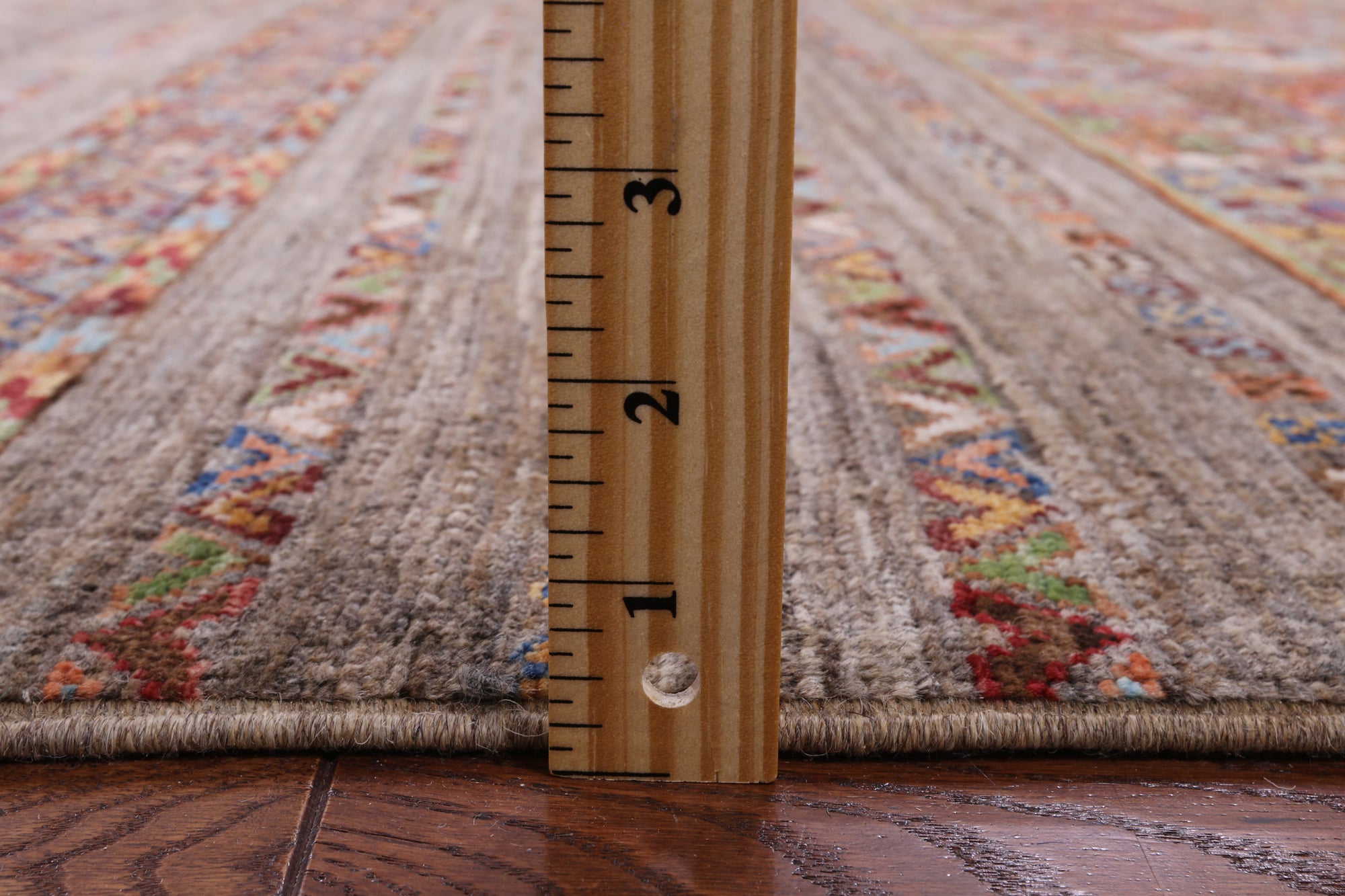 Khorjin Persian Gabbeh Hand Knotted Wool Rug - 5' 8" X 7' 9" - Golden Nile