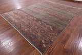 Khorjin Persian Gabbeh Hand Knotted Wool Rug - 9' 0" X 11' 10" - Golden Nile