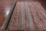 Khorjin Persian Gabbeh Hand Knotted Wool Rug - 9' 0" X 11' 10" - Golden Nile