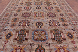 Peshawar Handmade Wool Rug - 9' 1" X 12' 4" - Golden Nile