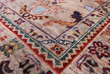 Peshawar Handmade Wool Rug - 9' 1" X 12' 4" - Golden Nile