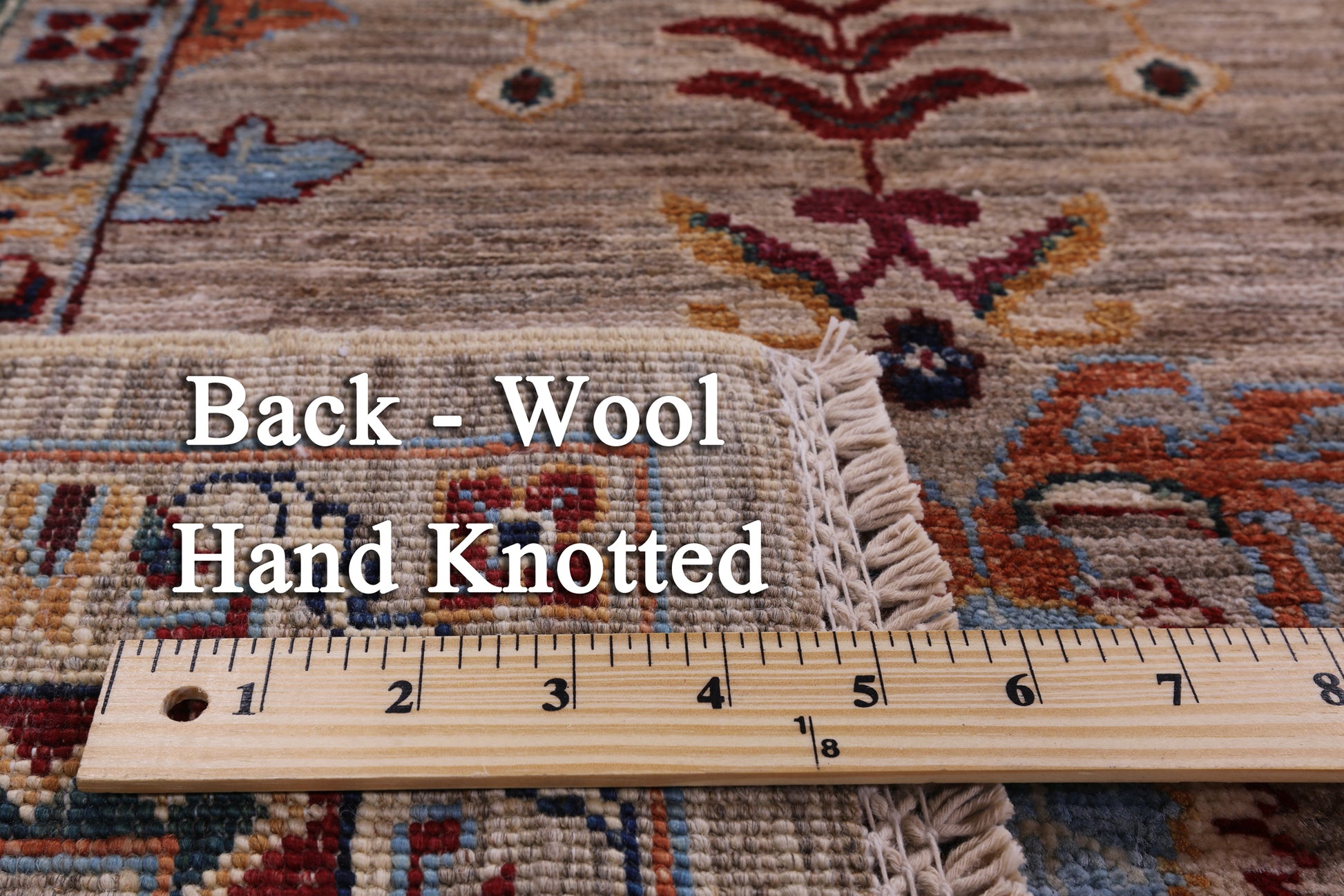 Peshawar Handmade Wool Rug - 9' 1" X 12' 4" - Golden Nile