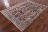 Turkmen Ersari Handmade Wool Rug - 4' 10" X 6' 9" - Golden Nile