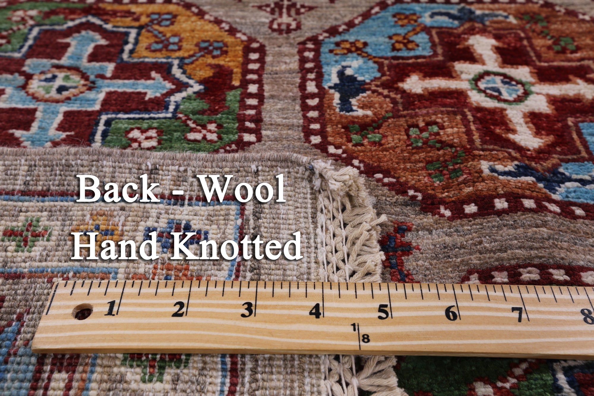 Turkmen Ersari Handmade Wool Rug - 4' 10" X 6' 9" - Golden Nile