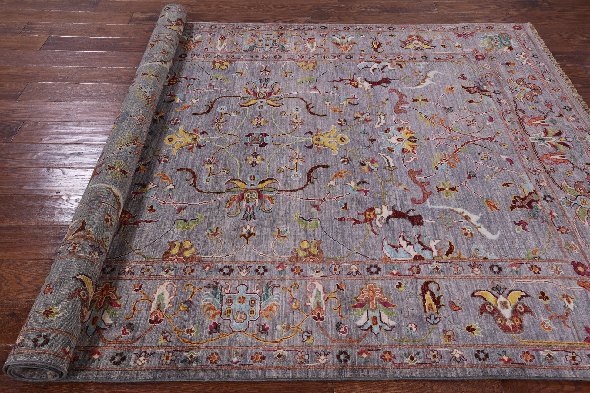 Peshawar Handmade Wool Rug - 5' 10" X 8' 1" - Golden Nile