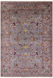 Peshawar Handmade Wool Rug - 5' 10" X 8' 1" - Golden Nile