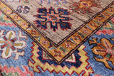 Super Kazak Handmade Wool Rug - 3' 11" X 5' 9" - Golden Nile