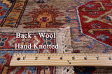 Super Kazak Handmade Wool Rug - 3' 11" X 5' 9" - Golden Nile