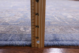 Blue Persian Fine Serapi Handmade Wool Rug - 8' 2" X 9' 11" - Golden Nile