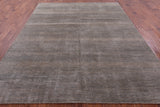 Savannah Grass Handmade Wool & Silk Rug - 8' 0" X 9' 10" - Golden Nile