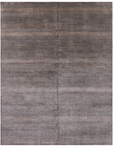 Savannah Grass Handmade Wool & Silk Rug - 8' 0" X 9' 10" - Golden Nile